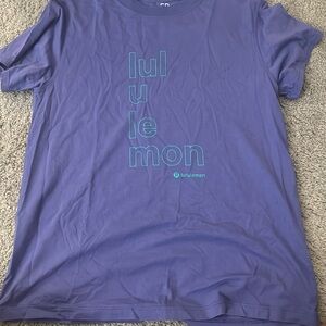 Purple lululemon tshirt